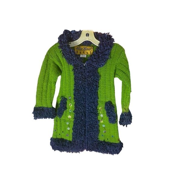 ￼Nantu Famia children’s girls, green and blue blue dress size 2 - Picture 1 of 5